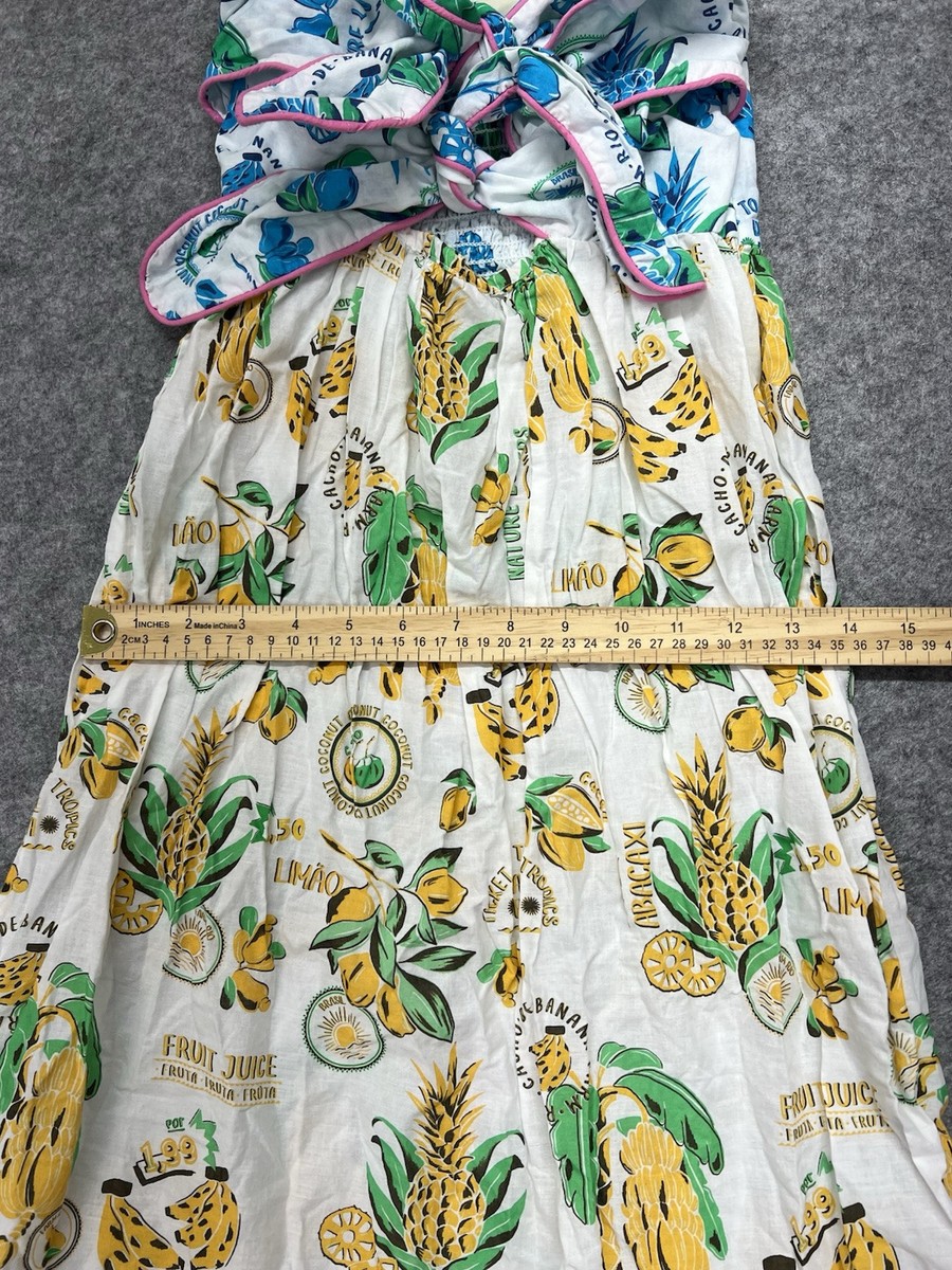 knee length dresses for ladies Green Flowering Garden Tree Sleveeless Midi Dress