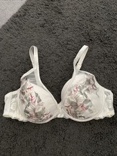 George Cream Patterned Bra Size 40DD
