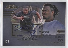 2012 SAGE Next Silver Foilboard 21/30 Dontari Poe #SA-39 Auto 2u3