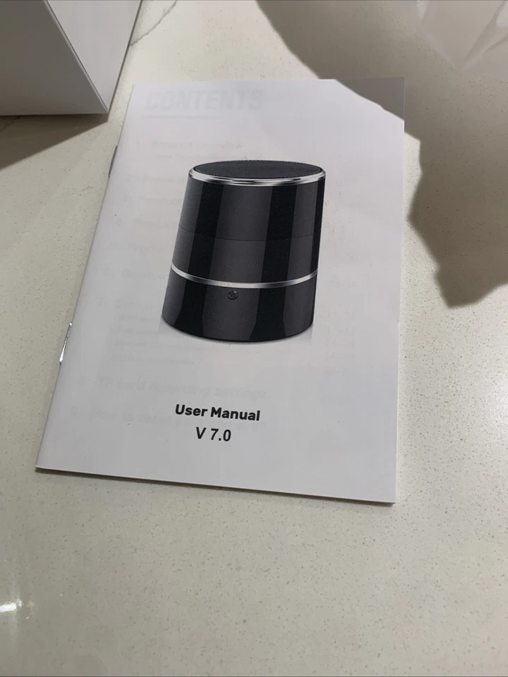 Altavoz Bluetooth Cámara - Cámara Inalámbrica HD 1080P - Cámara WiFi con 240° Foto 4 de 4