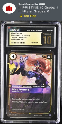 Miss Fortune, Captain graded CGC 10 for sale on eBay