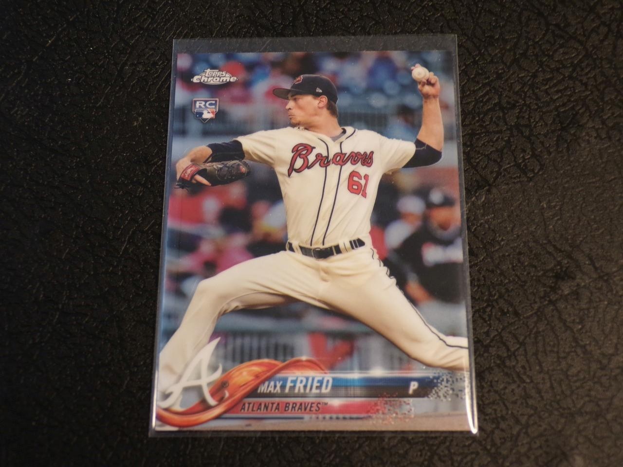 2018 Topps Chrome #66 MAX FRIED RC Rookie! BRAVES!
