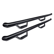 For Hummer H2 2003-2009 N-fab H0365 3 Black Round Nerf Steps For Hummer H2 2003-2009 N-fab H0365 3 Black Round Nerf Steps