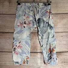 NEW The Cherry Shop Pants  Size 3 Girls  Purple Floral Rayon Lightweight