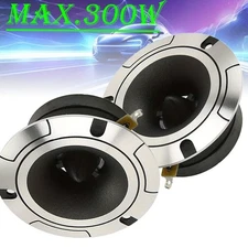 2Pcs Universal Car Dome Tweeters: 300W Super Power High Frequency Audio Speakers
