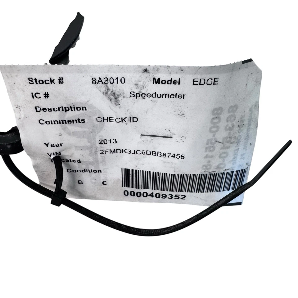 Ford Edge 2013 velocímetro calibre clúster OEM millas desconocidas DT4T10849NA Foto 4 de 4