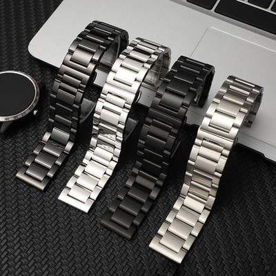 High Quality Solid Stainless Steel Watch Band Straps Mens Metal Bracelet 20 22mm