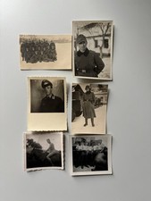 Original WWII German Photo Lot Of Various Solders In The Field WW2