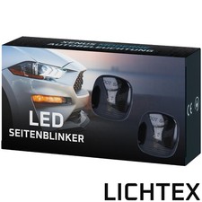 Produktbild - LED Blinker für Audi A3 A4 Seat Ibiza Toledo Skoda Fabia Octavia smoke dynamisch