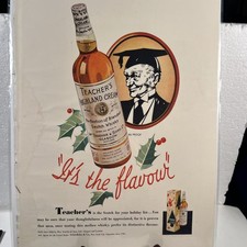 Vintage 1950s Teacher s Highland Cream Scotch...