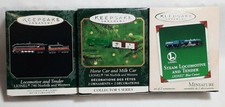 Hallmark Miniature LIONEL NORFOLK  WESTERN 1 2, BLUE COMET Ornaments 1999-2003