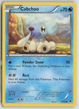 Cubchoo 28/98 Common Emerging Powers Pokemon Moderately Played