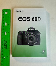 Canon EOS 60D Digital Camera Genuine Instruction Manual / User Guide In English