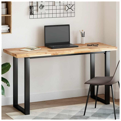 Tischplatte massiv Akazienholz natur 160x50x4 cm rechteckig unbehandelt Premium4cm