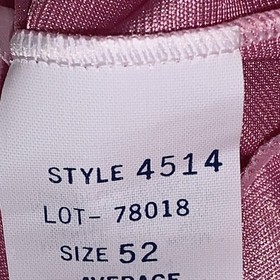 48 2X 3X Vintage Silky Pink Nylon Full Slip Chantilly Wide Lace