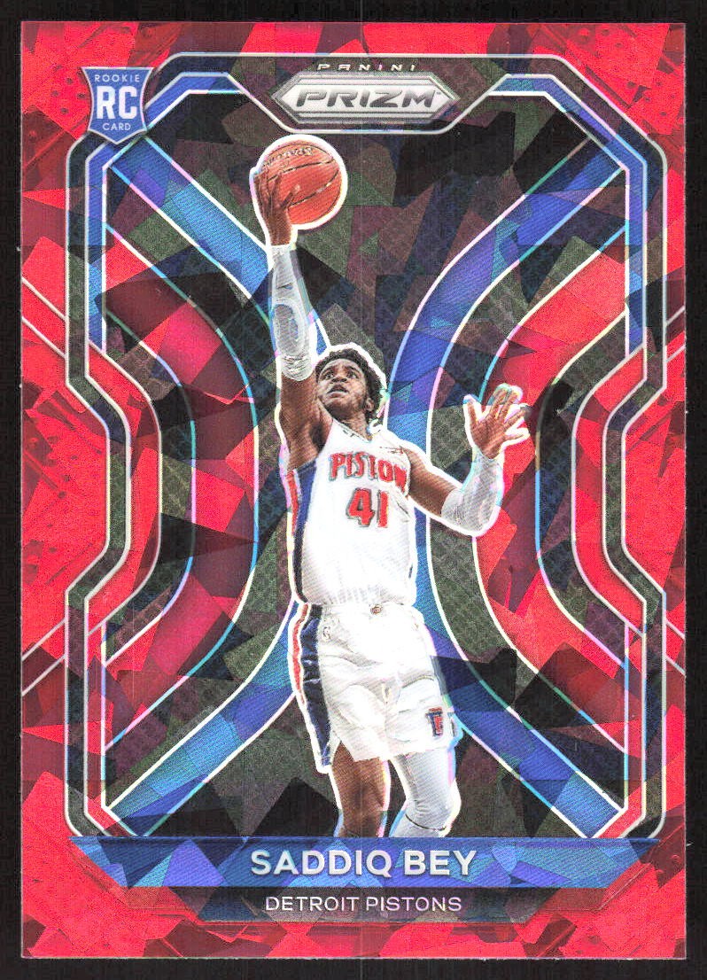 4327J 2020-21 Panini Prizm #284 Saddiq Bey Red Ice Prizms