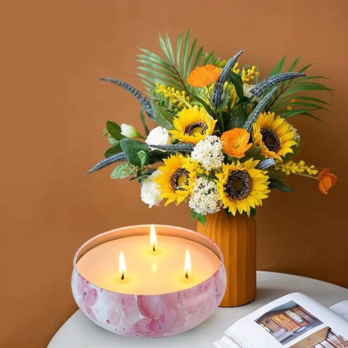 Large Citronella Candles, 2 Packs 13.5oz, Indoor and Outdoor,Outdoor Parties,... - Picture 7 of 7