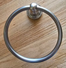 Signature Hardware Farber Collection Towel Ring in Brushed Nickel 5809-BN