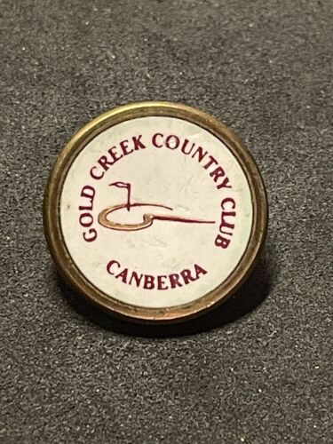 Gold Creek Country Club 3/4" Brass Stem Golf Marker - Canberra, Australia - 第 1/1 張圖片
