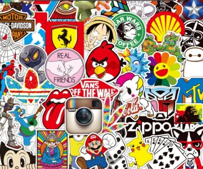 2 x 50 stuks programmeerstickers, programmeerstickers, programmeerstickers voor laptop, waterdichte vinylstickers, voor scrapbook, skateboard, auto, bagage