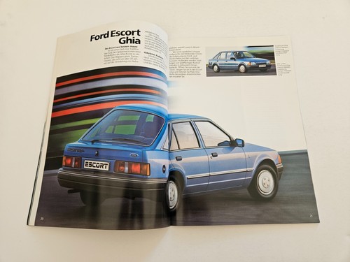 FORD ESCORT MK4 SALES BROCHURE 1986 GERMAN - Picture 6 of 13