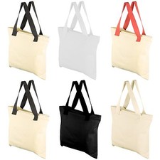 10 Pack Mato & Hash 17"X17" Blank Creativity Bag Arts and Craft Tote with Zipper