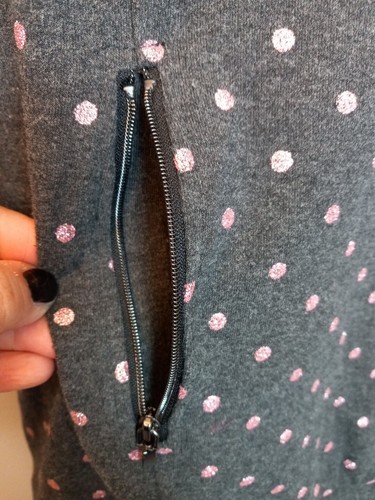 Mayoral Girls Grey/pink Polka-dot Long Sleeve Sweater Size 12 - Picture 6 of 13