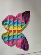 Colorful Butterfly Pop It Fidget Toy Sensory Stress Relief, Fun for All Ages