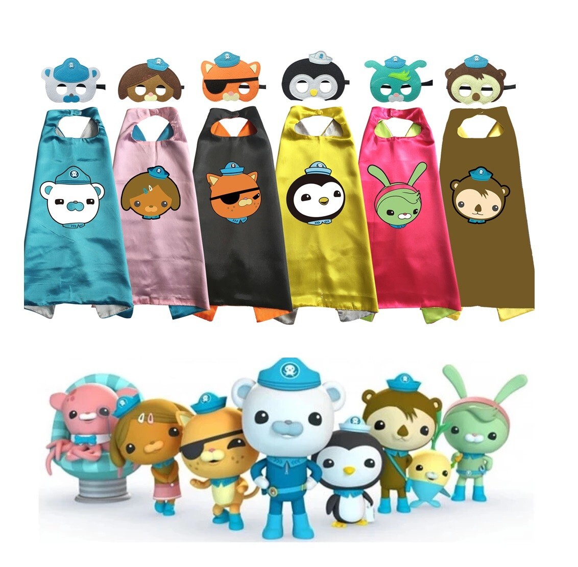 Octonauts Captain Barnacles Costume S L1200