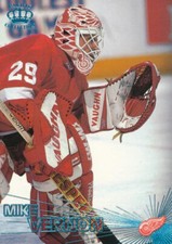1997-98 Pacific ICE BLUE #24 MIKE VERNON - De...