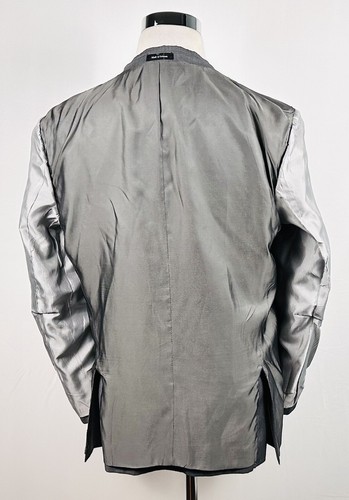 Egara 44R Slim Suit 36x29 Flat Front Gray Wool Blend Two Button Double Vented - Picture 9 of 12