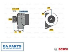 Alternator for VOLVO BOSCH 0 986 047 380