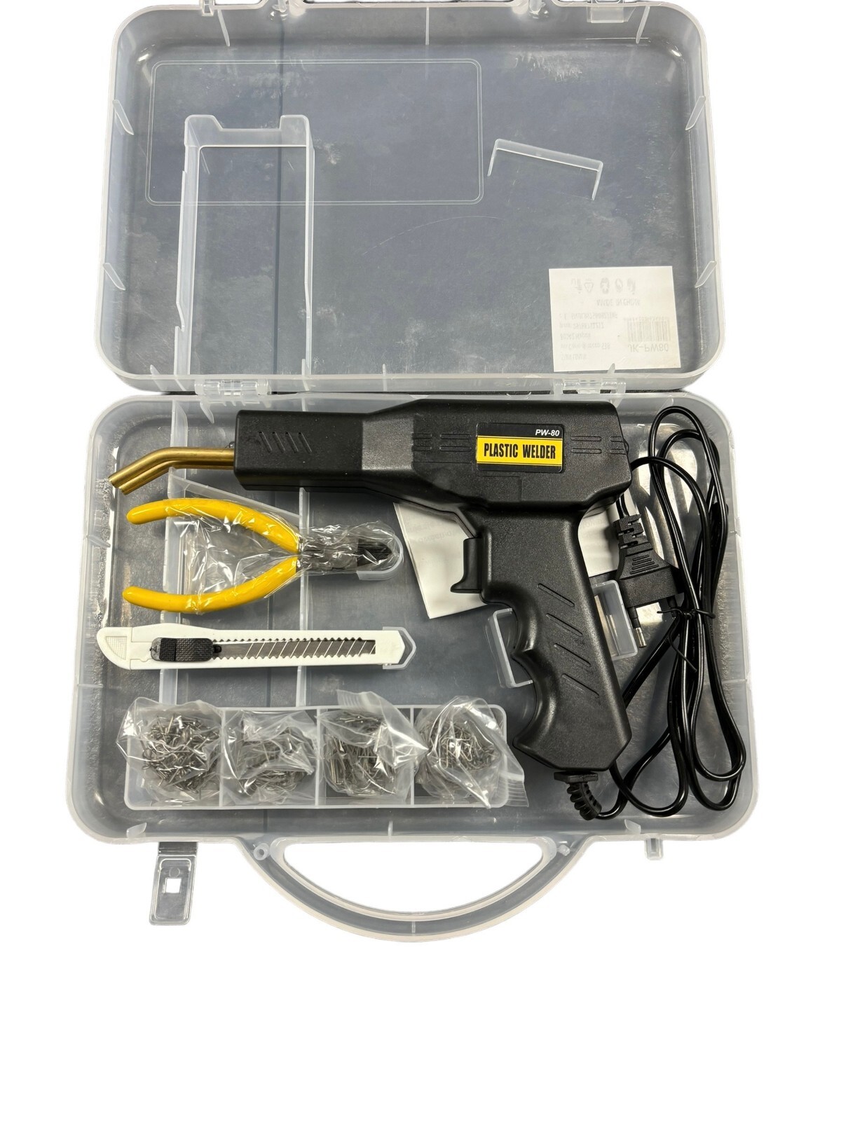 Saldatrice Calda 50W per Plastica Auto - Kit Riparazione Completo