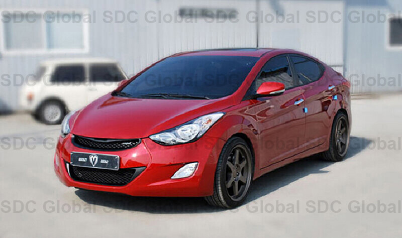 Image 21 - M&amp;amp;S Upper Grille [UNPAINTED] for Hyundai Elantra MD 2011~2013 *USA Stock*