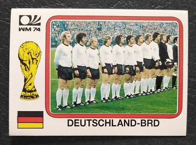 Panini Sticker 67 Team Deutschland Germany WM 1974 World Cup Story Sonric's