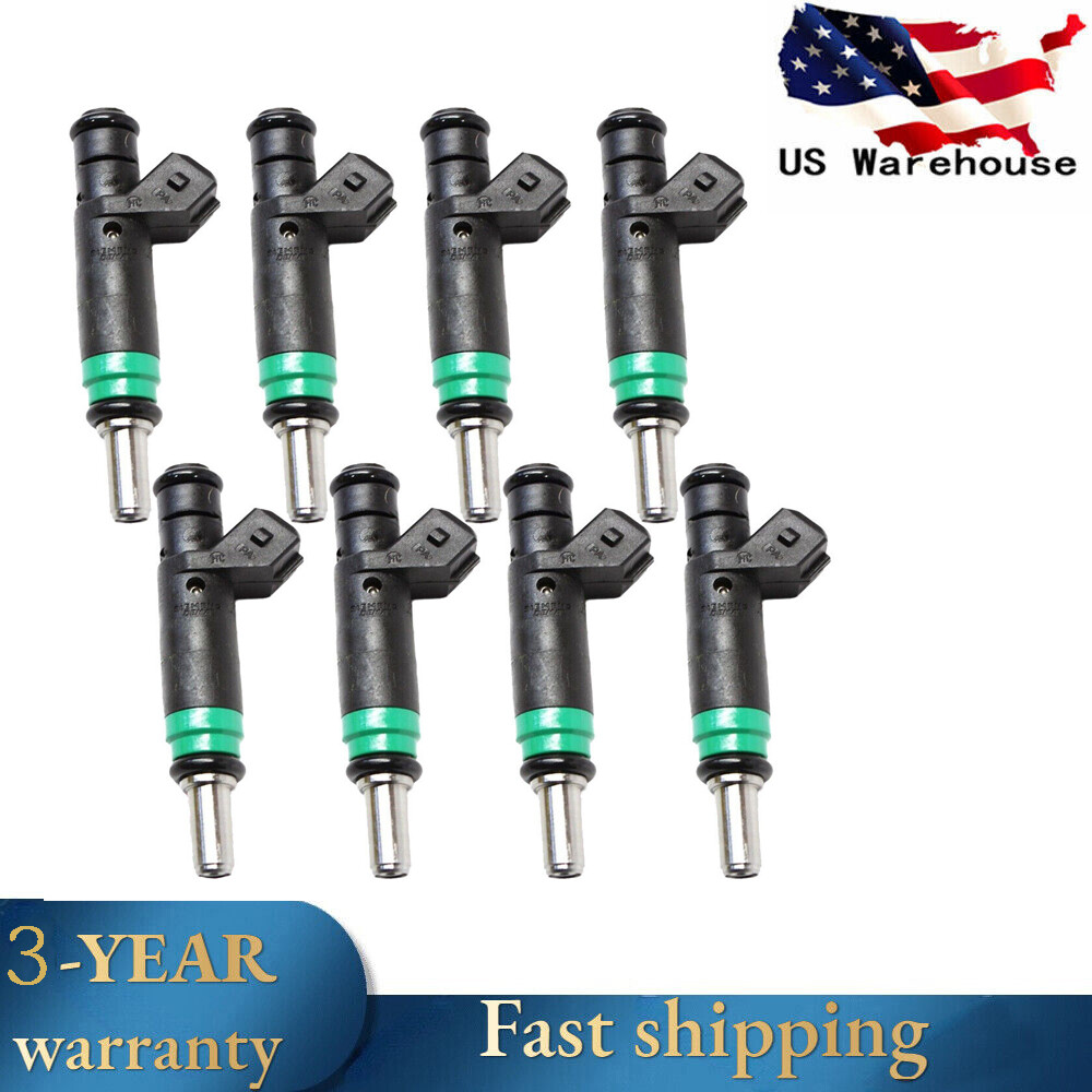 8Pcs Fuel Injector 13647525721 For BMW X5 545i 550i 645CI 650i