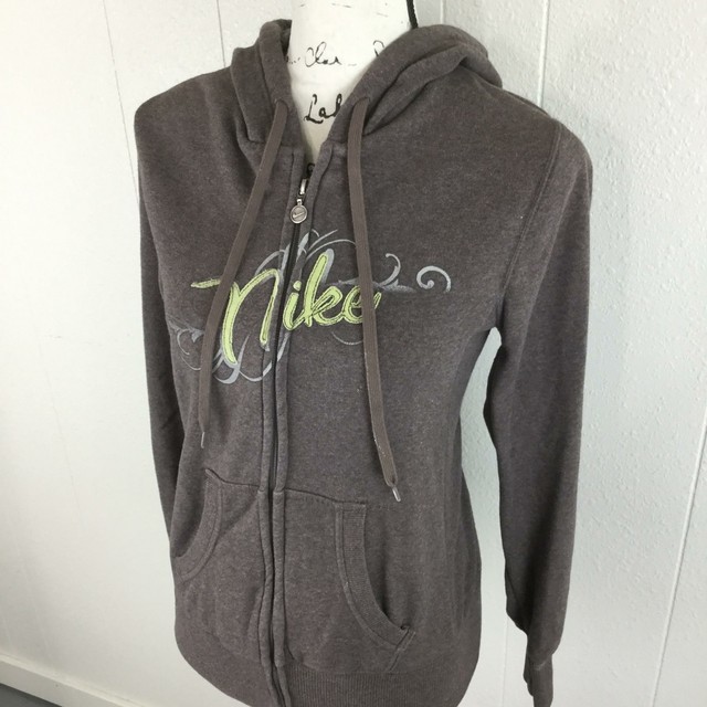 nike hoodie brown womens