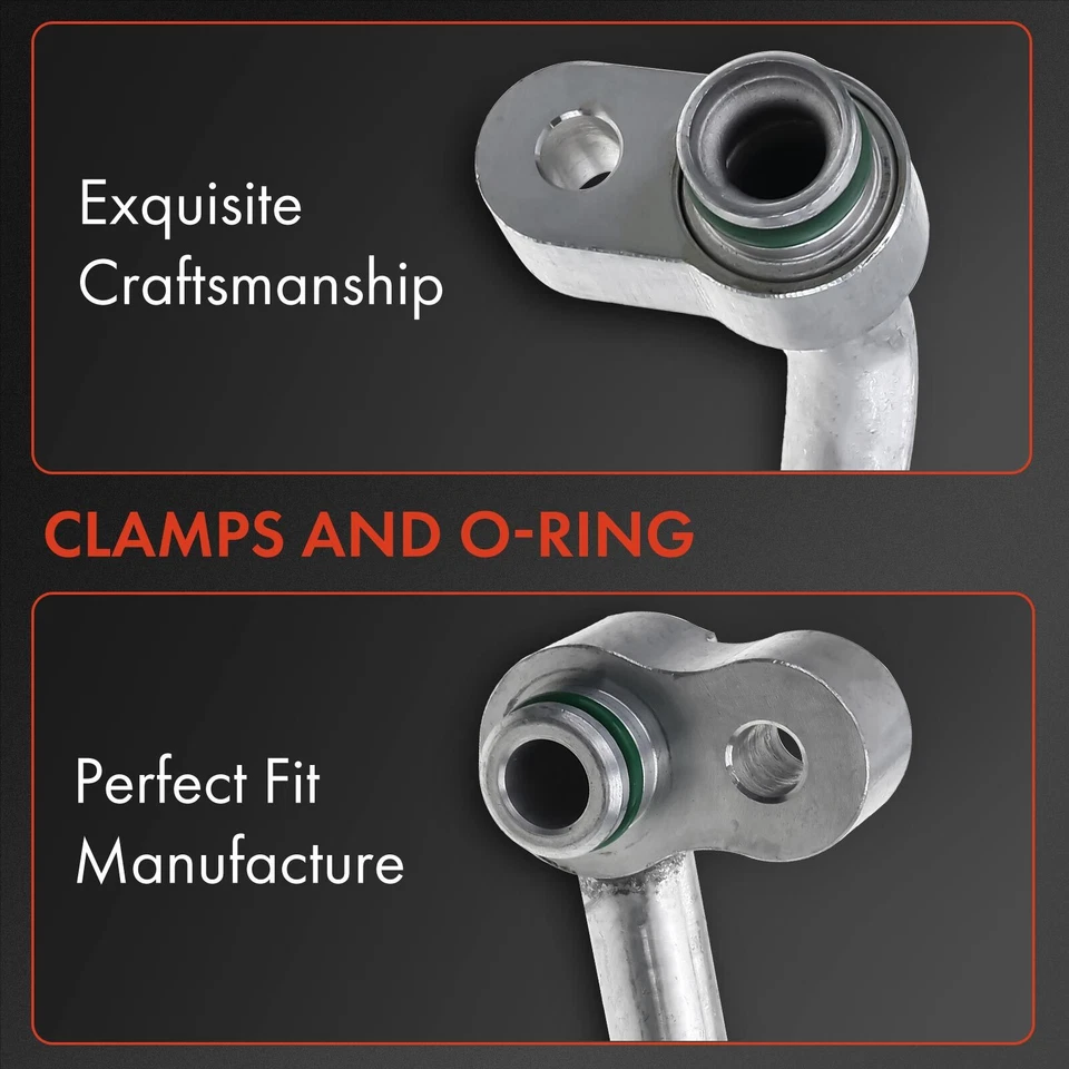 Manguera de descarga de refrigerante de aire acondicionado para Honda Civic 1995 Civic del Sol 94-97 1,5 L 1,6 L Foto 3 de 4