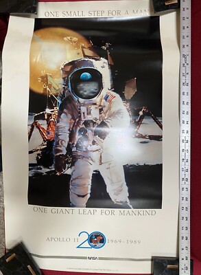 NASA -One small step for a man - Poster  Super RARE