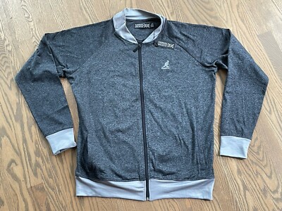 Kangol Womens Full Front Zip Sweatshirt SZ: Large ''From The Jump'' Stretch NWT