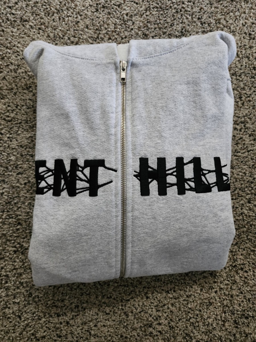 Silent Hill 2 x Online Ceramics Embroidered Zip-Up Hoodie [Large