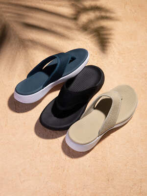 Womens Flip Flops Thong Sandals Arch Support Lightweight Beach Walking Sandals