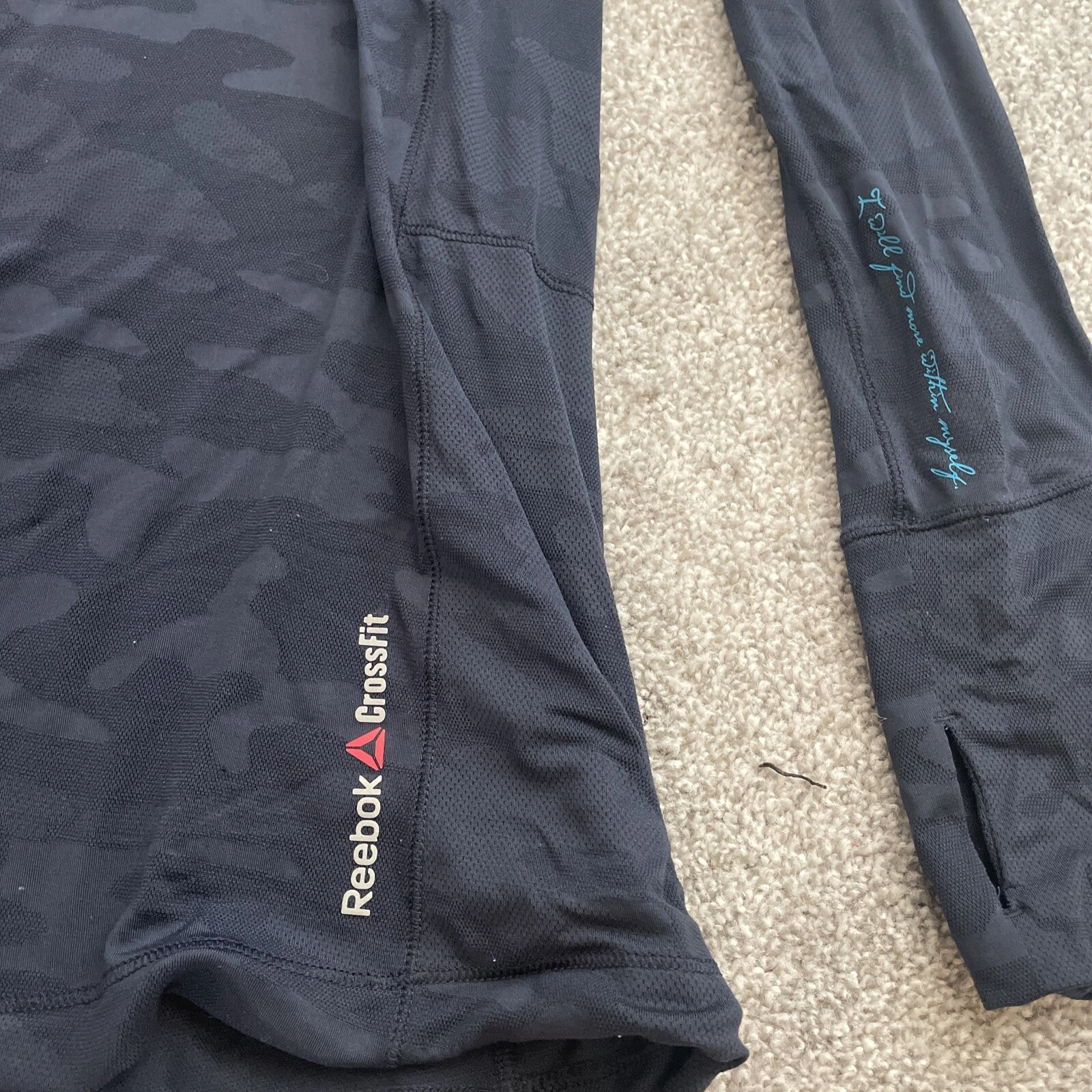 VETEMENTS Reebok Crosshit Felpa con Cappuccio Elasticizzata L