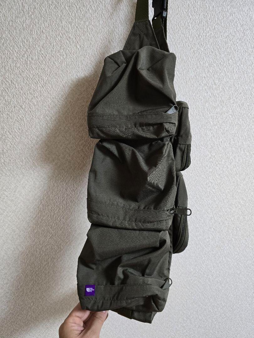 黒　ノースフェイス　mountain wind sling bag THE NORTH FACE PURPLE LABEL Mountain Wind Sling Bag Black