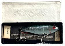 Mirrolure 47M-18D Vintage Red Eye Green Back Silver Shiner 3.75" Sinker