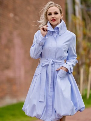 SAMUEL DONG BUBBLE COAT DRESS 11664 (LILAC)