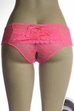 Lace Boy Shorts Crotchless Back Ruffles Regular & Plus S M L 1X/2X 3X/4X 9294