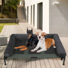 Cooling Elevated Dog Bed Portable Raised Pet Cot Indoor Outdoor XXX Large 220 lb