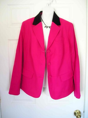 $200 NWT TALBOTS 100% ITALIAN MARZOTTO WOOL JACKET BLAZER 22WP 22W Petite   (G7)