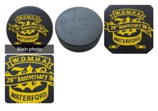 1986 WDMHA 20TH ANNIVERSARY WATERFORD OFFICIAL HOCKEY PUCK VICEROY MFG. VINTAGE